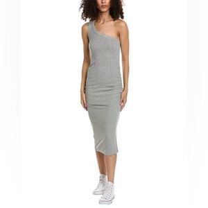 Michael Stars Coco dress size small Heather Grey ultra rib